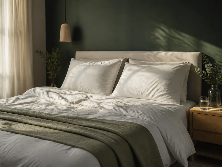 A quiet bedroom and restful sleep without snoring