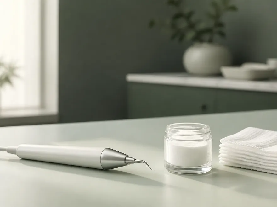 Instruments for professional cleaning and dental prevention